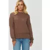 Sweter Damski Model S151 Cappuccino - Makadamia