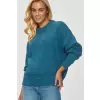 Sweter Damski Model S151 Blue Jeans - Makadamia