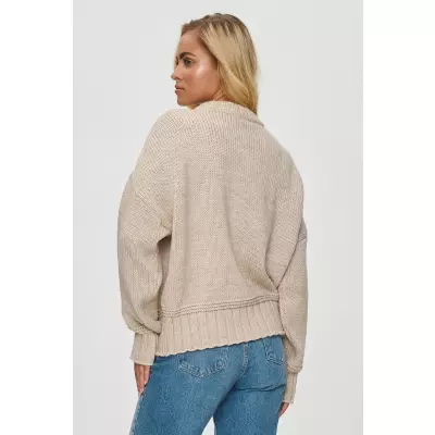 Sweter Damski Model S151 Beige - Makadamia