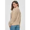 Sweter Damski Model S156 Beige - Makadamia