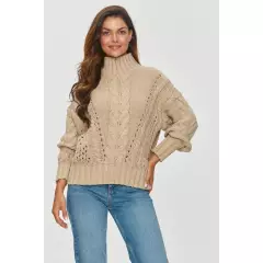 Sweter Damski Model S156 Beige - Makadamia