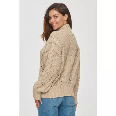 Sweter Damski Model S156 Beige - Makadamia