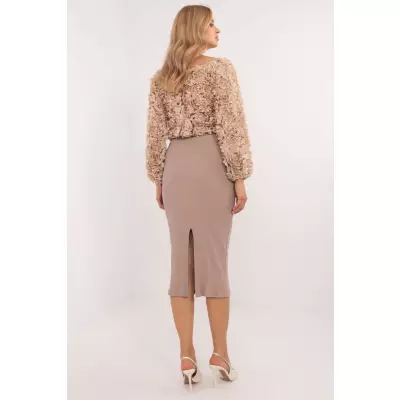 Spódnica Model RV-SD-A-211.91 Dark Beige - Relevance