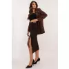 Spódnica Model MI-SD-20582-2.65 Dark Brown - Italy Moda