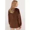 Bluzka Model DHJ-BZ-19902.49P Brown - Italy Moda