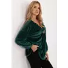 Bluzka Model DHJ-BZ-19902.49P Dark Green - Italy Moda