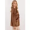 Bluzka Model DHJ-BZ-19902.49P Light Brown - Italy Moda