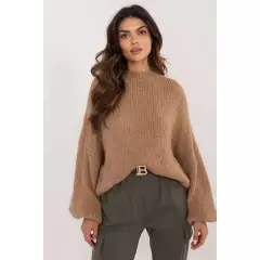 Sweter Damski Model TW-SW-BI-3565.69 Camel - Och Bella