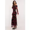 Sukienka Model DHJ-SK-18702-2.14P Black/Red - Italy Moda