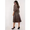 Spódnica Model DHJ-SD-A1997.76 Dark Brown - Italy Moda