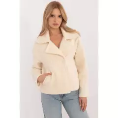 Kurtka Damska Model MI-KR-133.22P Light Beige - Italy Moda