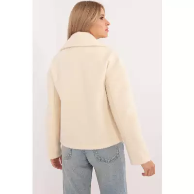 Kurtka Damska Model MI-KR-133.22P Light Beige - Italy Moda