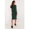 Sukienka-DHJ-SK-18206.67 Dark Green - Italy Moda