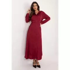 Spódnica Model DHJ-SD-19293.67 Bordo - Italy Moda