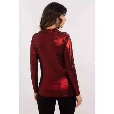 Bluzka Model DHJ-BZ-15268.30 Dark Red - Italy Moda