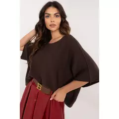 Sweter Damski Model IT-SW-0811.82P Dark Brown - BFG