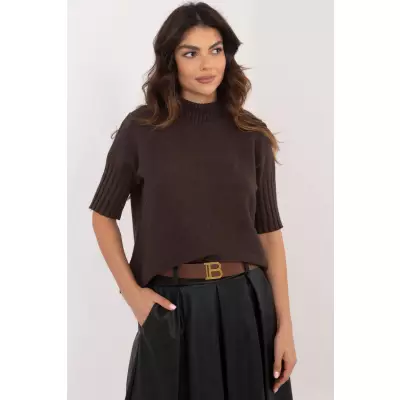 Sweter Damski Model IT-SW-0812.16X Dark Brown - BFG