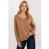 Sweter Damski Model DHJ-SW-17690.21 Camel - Italy Moda