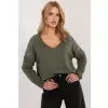 Sweter Damski Model DHJ-SW-17690.21 Khaki - Italy Moda