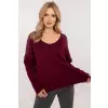 Sweter Damski Model DHJ-SW-17690.21 Bordo - Italy Moda