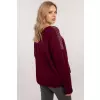 Sweter Damski Model DHJ-SW-17690.21 Bordo - Italy Moda