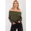 Sweter Damski Model DHJ-SW-A2449.33 Khaki - Italy Moda