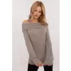 Sweter Damski Model DHJ-SW-A2449.33 Dark Beige - Italy Moda