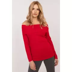 Sweter Damski Model DHJ-SW-A2449.33 Red - Italy Moda