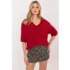 Sweter Damski Model MI-SW-1110.39P Dark Red - Italy Moda