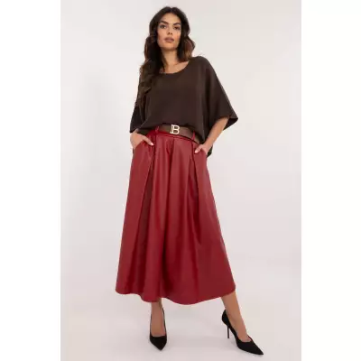 Spódnica Model DHJ-SD-18760.06P Dark red - Italy Moda