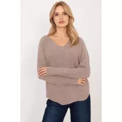 Sweter Damski Model IT-SW-0810.08P Dark Beige - BFG