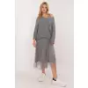 Sukienka Komplet Model MI-KMPL-24266.65P Grey - Italy Moda