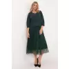 Sukienka Komplet Model MI-KMPL-24266.65P Dark Green - Italy Moda