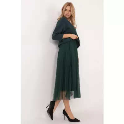 Sukienka Komplet Model MI-KMPL-24266.65P Dark Green - Italy Moda