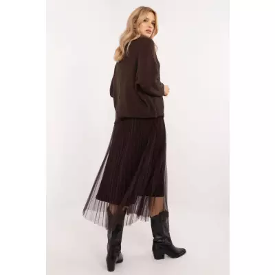 Sukienka Komplet Model MI-KMPL-24266.65P Dark Brown - Italy Moda