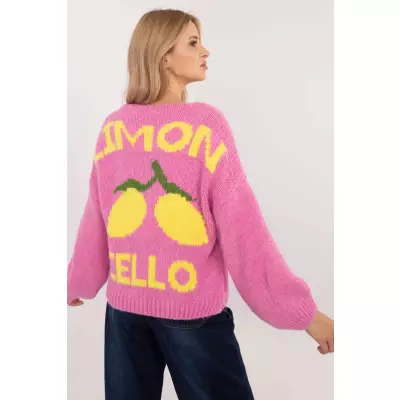 Sweter Damski Model MI-SW-2108.92 Pink - Italy Moda