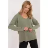 Sweter Damski Model DHJ-BZ-19238.26 Khaki - Italy Moda