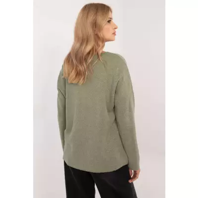 Sweter Damski Model DHJ-BZ-19238.26 Khaki - Italy Moda