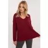 Sweter Damski Model DHJ-BZ-19238.26 Bordo - Italy Moda