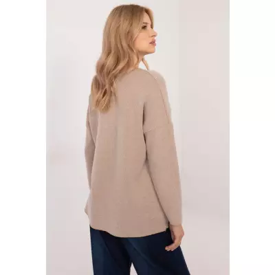 Sweter Damski Model DHJ-BZ-19238.26 Beige - Italy Moda