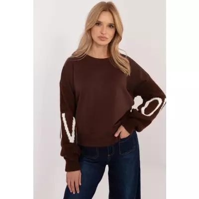 Bluza Damska Model MI-BL-M5975.26P Brown - Italy Moda