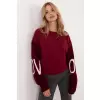 Bluza Damska Model MI-BL-M5975.26P Bordo - Italy Moda