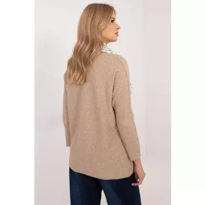 Sweter Damski Model DHJ-BZ-19226.91 Camel - Italy Moda