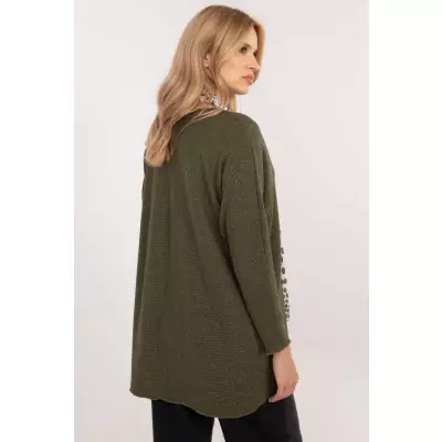 Sweter Damski Model DHJ-BZ-19226.91 Khaki - Italy Moda