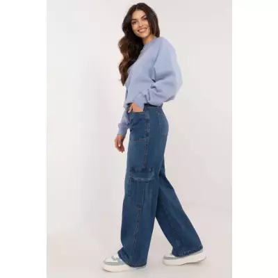 Spodnie Jeansowe Model D80016BD62458M294 Blue - Sublevel