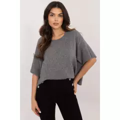 Sweter Damski Model IT-SW-0811.82P Dark Grey - BFG