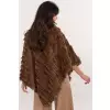 Sweter Ponczo Model AT-PN-2347.16 Brown - AT