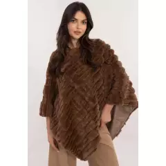 Sweter Ponczo Model AT-PN-2347.16 Brown - AT