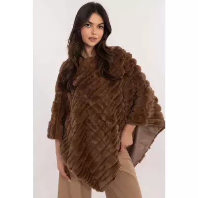 Sweter Ponczo Model AT-PN-2347.16 Brown - AT