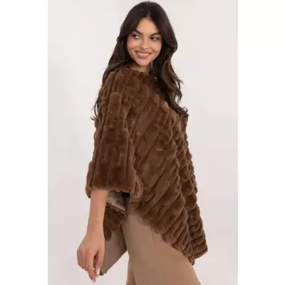 Sweter Ponczo Model AT-PN-2347.16 Brown - AT